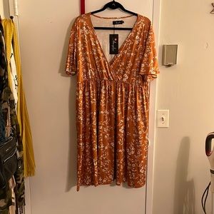 Smoke free, pet free home. Never been worn. Tags still on. Soft, silky material.